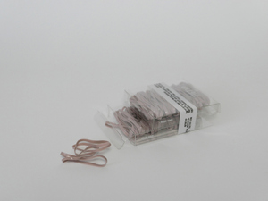 Élastiques à cheveux TIETYP, bandeaux en caoutchouc élastique, couleur unie, minimaliste, moderne, usage quotidien, pour femmes, emballage en carton, fabriqué en Corée - Product Image 2