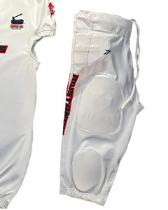 Conjunto de Uniforme de Fútbol Americano para Adultos, Jersey de Sublimación de Alta Calidad, Logotipo Personalizado, Reversible, 100% Poliéster Transpirable - Product Image 3