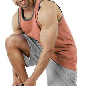 Men Athletic Tank Top Lightweight Breathable Muscle Fit Shirt For Training And Workout Wear - Product Image 5