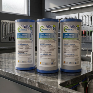 Filtre à bloc de carbone extrudé GreenBlock, certifié écologique, pour la sécurité potable - Product Image 1