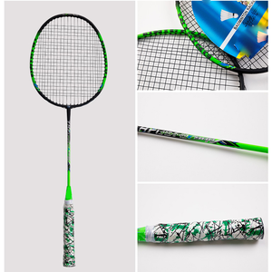 Nouvel ensemble de raquettes de badminton de haute qualité pour l'entraînement sportif en extérieur, en alliage de fer coloré - Product Image 2