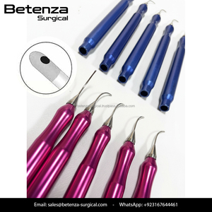 Pièce à main d'aspiration manuelle bimanuelle professionnelle en aluminium/titane 21G/23G, plusieurs tailles, pour chirurgie ORL et chirurgie de la cataracte - Product Image 2