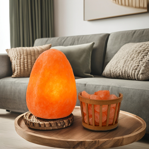 Lampe de sel de l'Himalaya de haute qualité, écologique, sculptée à la main, cristal de roche naturel, décoration saine et relaxante, OEM ODM en gros - Product Image 1