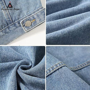 Chaleco vaquero para hombre, corte ajustado, informal, sin mangas, azul lavado, estilo urbano, venta al por mayor - Product Image 3