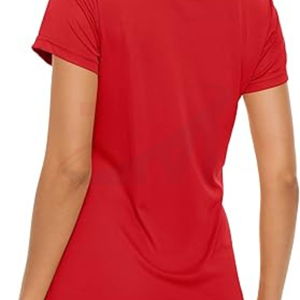 Camiseta de Mujer de Alta Calidad, Personalizable, Lisa, Multicolor, Estilo Urbano, 100% Algodón, Transpirable, para Exportación - Product Image 2