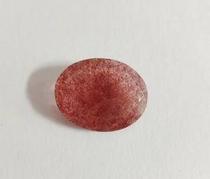 Pierre précieuse ovale facettée en quartz rouge fraise AAA, 21*16 mm, 16,50 Ct. Pierre précieuse 100% NATURELLE pour la fabrication de bijoux au prix de gros. - Product Image 5