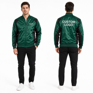 Veste en satin pour homme, personnalisable, vente en gros, pour fêtes, événements, mariages, danse, course, moto, printemps, automne, confortable, respirante, douce - Product Image 6