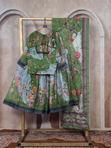 Lehenga Choli brodé, tenue de mariage indienne, Ghagra Choli de mariée, robe de fête traditionnelle pakistanaise, extensible - Product Image 5