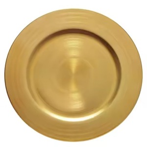 Assiette de Présentation en Laiton pour Table – Base Élégante pour Mariages, Fêtes, Restaurants, Hôtels et Décoration de Table Domestique - Product Image 1