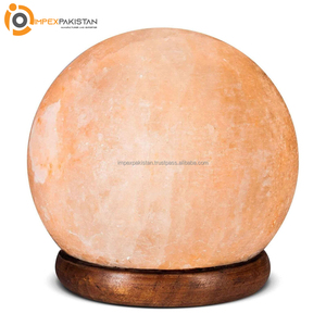Modern Round Organic Material Salt Lamp with Touch <b>Dimmer</b> Switch BPA Free Base for Office Home Christmas - Product Image 6
