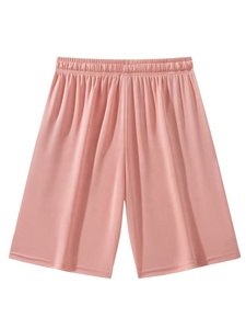 High Quality Mesh Shorts For Gym Workout Wear Men's Solid Pink Mesh Shorts With Drawstring Waist Quick Dry Bermuda Length Casual - Product Image 2