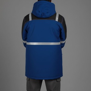 Durable Reflective Work <b>Jacket</b> With Multiple Pockets High Visibility Safety Clothing For Outdoor <b>Workers</b> - Product Image 6