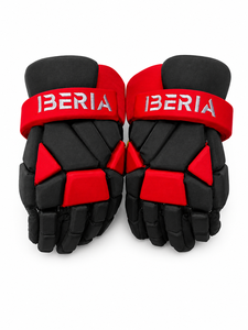 ถุงมือลาครอส IBERIA รุ่น Professional  บุแผ่นรองรับแรงกระแทก  วัสดุพลาสติกแข็งและหนังสังเคราะห์ สำหรับผู้ชาย วัยรุ่น นักกีฬา  ฝึกซ้อมทีม  และปรับแต่งได้ - Product Image 3