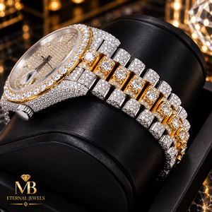 Montre automatique de luxe pour homme MB ETERNAL JEWELS, 41 mm, cadran carré en alliage, chiffres romains, quartz, fermoir déployant - Product Image 3
