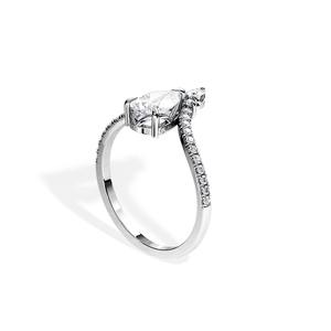 แหวนเพชรแล็บโกรว์คลาสสิกขายดีที่สุด ทองคำ สำหรับงานหมั้น งานแต่งงาน มีจำหน่ายในราคาที่ดีที่สุด - Product Image 2