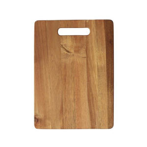 Planche à découper et à hacher en bambou de qualité supérieure, planche de cuisine en bois massif, passe au lave-vaisselle, pour la préparation quotidienne des aliments - Product Image 6