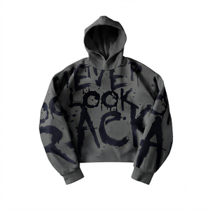 Custom High Quality Men's Winter Add Logo Digital Printing Heavyweight Fleece <b>Soft</b> Cotton Loose Fit Plain Pullover <b>Hoodies</b> - Product Image 2