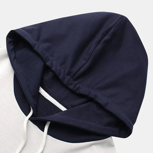 Sudadera con capucha extragrande para hombre, de color sólido, de algodón tejido, informal, para otoño, ropa de calle para hombre, en oferta. - Product Image 3