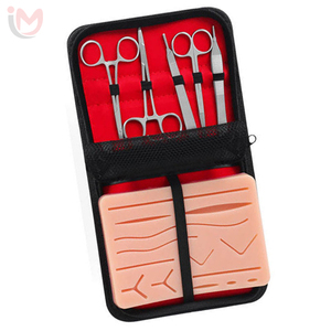 Kit d'entraînement à la suture avec instruments en acier inoxydable pour la formation des étudiants en médecine - Ensemble manuel - Product Image 4