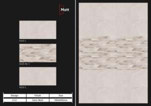 Azulejos de Porcelana Mate Refinados de 300x600 mm Diseñados para Interiores Coherentes que Ofrecen Resistencia, Precisión y Diseño Duradero - Product Image 5