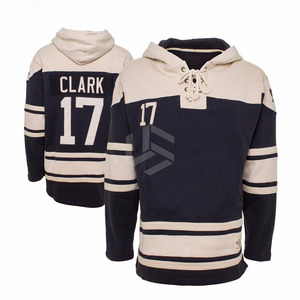 Hockey Team Ice Hockey Jersey <b>Hoodie</b> <b>Short</b> <b>Sleeve</b> Unisex Polyester Blank Customizable Wholesale - Product Image 1