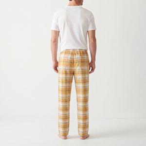 Pyjama d'hiver en flanelle douce et confortable pour homme, vêtements de nuit à carreaux confortables, vêtements de nuit d'hiver de qualité supérieure 100% coton, ensemble de pyjama pour la maison - Product Image 2