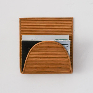 Los mejores expositores de revistas de ratán ecológicos, hechos a mano, para colgar en la pared, soporte para archivos y periódicos. - Product Image 6