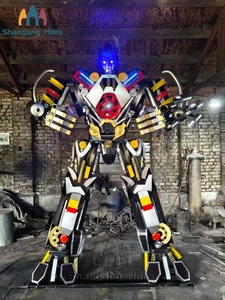 Estatua de Bumblebee Transformer <span class=keywords><strong>Gigante</strong></span> a Precio de Fábrica, Escultura de Robot de Metal Hecha a Mano - Product Image 5