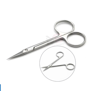 Tijeras de Manicura y Pedicura de Acero Inoxidable Rectas y Afiladas con Diseño Nuevo y Logotipo Personalizado, Acabado Espejo - Product Image 3