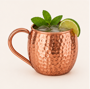 Tasses à Moscow Mule en cuivre massif 100% pur, martelées à la main, pour cocktails et bières, articles de bar haut de gamme, cadeau, prix bas - Product Image 4