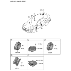 Nouveaux interrupteurs et commandes Elantra 96370AA100 - Product Image 2