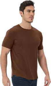 Camiseta de Hombre de Estilo Único, Ligera y Agradable al Tacto, Perfecta para Uso Diario e Informal, Diseño de Color Sólido Liso, Camiseta Cómoda - Product Image 5