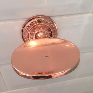 Porte-savon en métal avec trous de drainage, support pour savon de salle de bain, pour l'organisation de la salle de bain et de la douche - Product Image 1