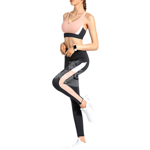 New Gym Sports <b>Bra</b> Women High Support Fitness Yoga Running Breathable Quick Dry <b>Stretch</b> Comfort Simple Front Logo Activewear Top - Product Image 6