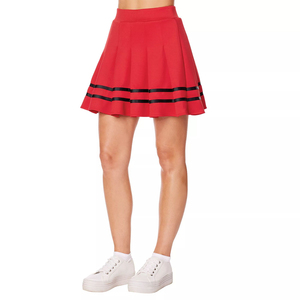 Faldas deportivas transpirables para tenis con bolsillo para pelotas, servicio OEM, falda de tenis para mujer, falda deportiva de cintura media. - Product Image 1
