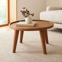 Table d'appoint en bois traditionnelle pour le salon, pour l'exposition de lampes, de livres et d'accessoires décoratifs
