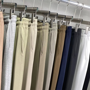 Pantalones de chándal jogger holgados de invierno para hombre, estilo urbano, con cintura alta con cordón, ligeros, casuales, de lona de 500 GSM, ecológicos y de ajuste holgado. - Product Image 6