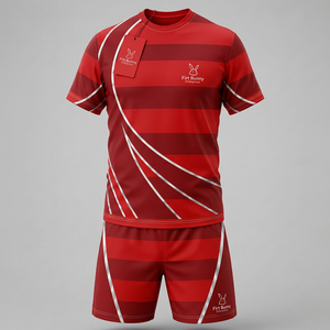 Uniforme de rugby que ofrece comodidad, flexibilidad y resistencia superiores, con logotipos, nombres y números de jugador personalizados. - Product Image 3