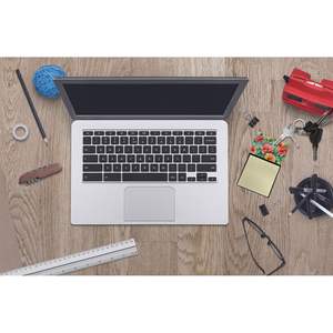 Almohadillas de notas autoadhesivas de acuarela de Georgia Cherokee Rose, nuevo dispensador y tarjetero, Accesorios de escritorio en blanco - Product Image 3