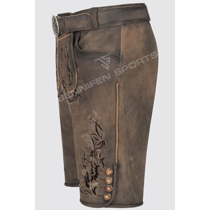 Nouvelle Collection 2026 – Tenue Courte Traditionnelle Bavaroise pour Homme : Lederhosen de Qualité Supérieure, Style Vintage Respirant pour l'Oktoberfest - Product Image 5