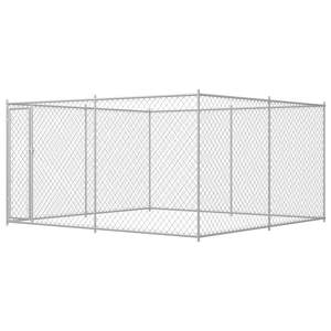 Cage pour chien en acier galvanisé durable de 150,8 x 150,8 pouces - Product Image 1