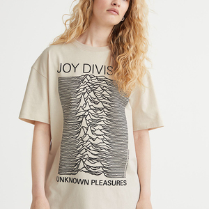 T-shirt décontracté en coton uni grande taille pour femme, coupe oversize, épaules tombantes, manches courtes, logo personnalisé, impression sérigraphique été - Product Image 1