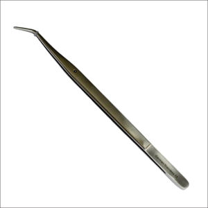 แหนบปลายหยักมุมฉาก 16 ซม. ยี่ห้อ Meriam CE ISO Certified สำหรับงานทันตกรรมและศัลยกรรม ใช้สำหรับคีบสำลีและวัสดุอื่นๆ อุปกรณ์ผ่าตัดพื้นฐาน - Product Image 1