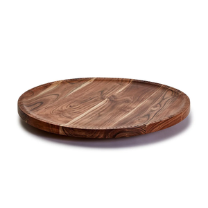 Plateau tournant en bois d'acacia de haute qualité, plateau rotatif Lazy Susan, boîte à épices et organisateur de fromages, d'occasion - Product Image 2