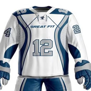 Uniforme de Hockey sobre Hielo Personalizado de Fabricación Profesional, Ligero, Transpirable, de Secado Rápido, 100% Poliéster, Talla Grande, Protección UV - Product Image 3