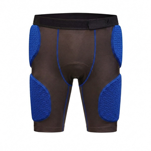 Shorts de protection rembourrés de qualité supérieure pour adultes, de couleur bleu royal, pour le football américain, résistants aux chocs, durables pour une sécurité maximale, OEM - Product Image 1