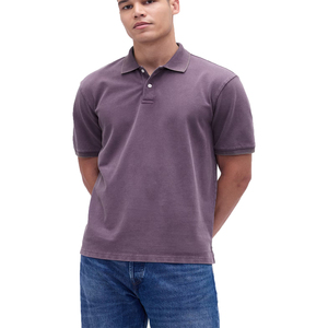 Chemise pour homme, performance écologique, tissu tricoté 100% polyester, manches courtes, service OEM pour le golf et l'usage quotidien - Product Image 3