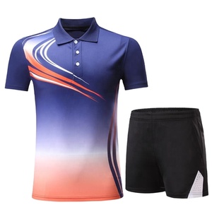 Uniformes de Tenis Personalizados con Impresión, Precio Económico, MOQ Bajo, Uniforme de Tenis para Hombre, Ropa de Entrenamiento, Camiseta Polo y Pantalones Cortos - Product Image 4