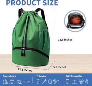 Sac de sport en toile écologique, grande capacité, sac de voyage, OEM - Product Image 2