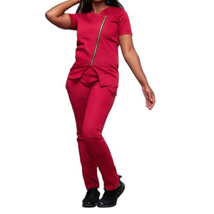 Customized <b>Plus</b> <b>Size</b> High Quality Breathable Woven Spandex/Cotton Worsted Fabric Needle Detection Hospital <b>Scrubs</b> Men Trending - Product Image 5
